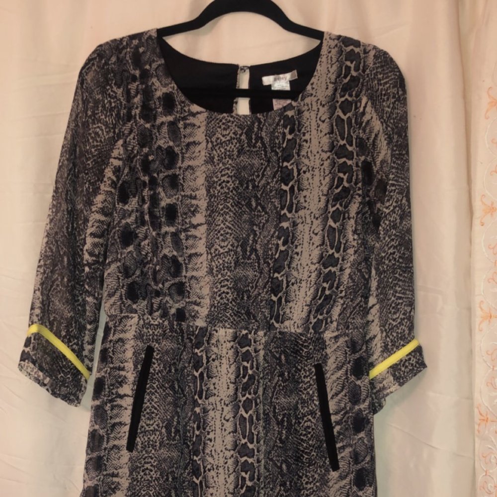 snake print dress